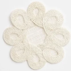 Bone Woven Doodles Coaster | Set of 4