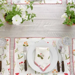 Botanical Garden Linen Napkin | Set of 4