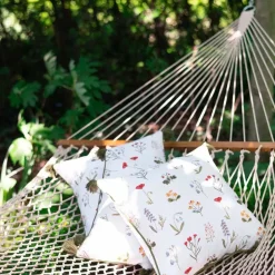 Botanical Garden Throw Pillow Cover