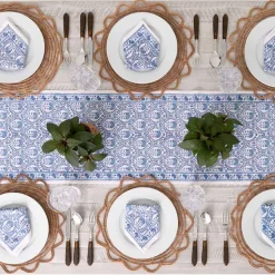Caroline Blue Table Runner