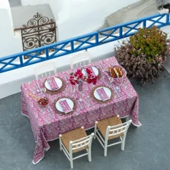 Climbing Dahlia Lilac Tablecloth
