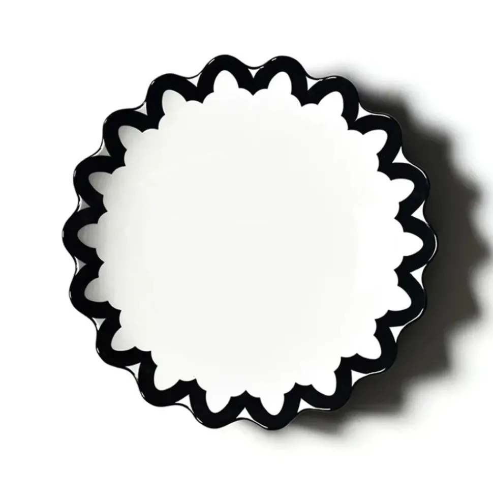 Coton Colors Arabesque Scalloped Pasta Bowl