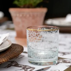 Frosted Pony Club Bourbon Glass | Set of 4