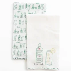 Gin & Tonic Linen Tea Towels