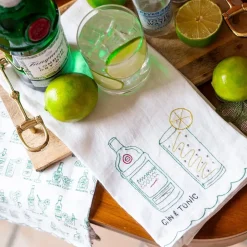 Gin & Tonic Linen Tea Towels