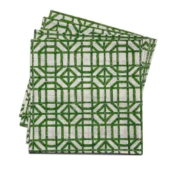 Green bamboo placemat