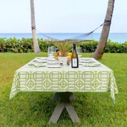 Green Bamboo Tablecloth
