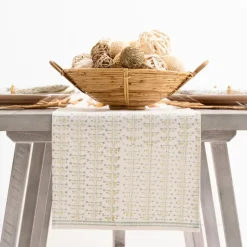 India Hicks Home Palm Avenue Seafoam Table Runner