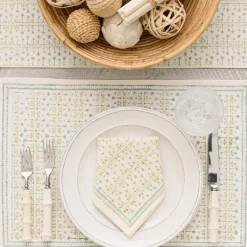 India Hicks Home Palm Avenue Seafoam Placemat | Set of 4