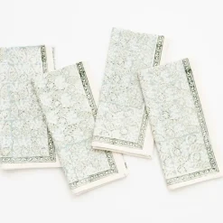 India Hicks Home Seashell Seafoam Napkin | Set of 4
