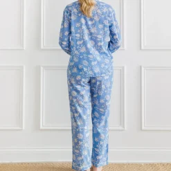 Morning Meadow Blue Pajama Set