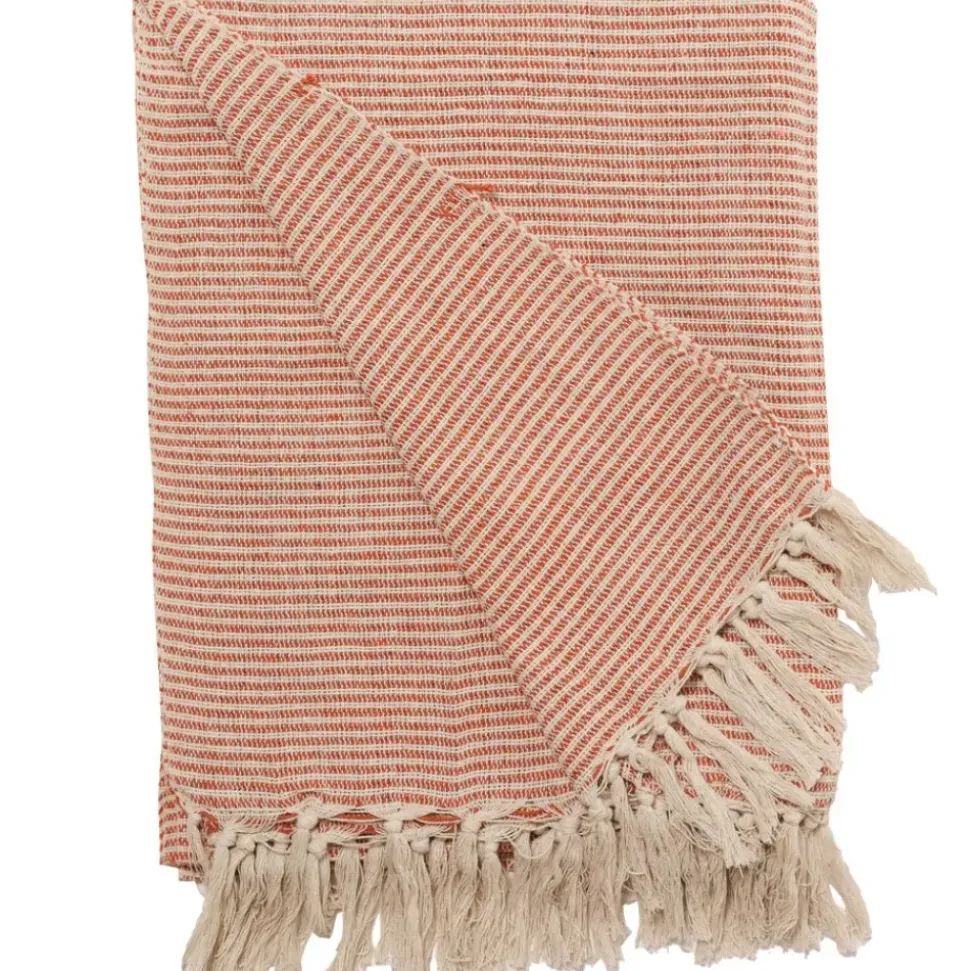 Persimmon Woven Throw