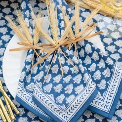 Pom Buti Denim Napkin | Set of 4