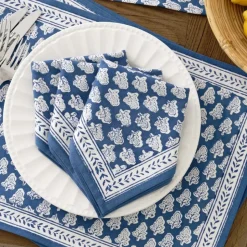 Pom Buti Denim Napkin | Set of 4