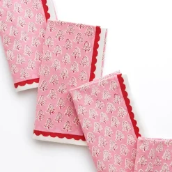 Pom Buti Pink Napkin | Set of 4