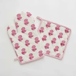 Rosé Oven Mitt Set
