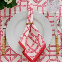 Rose Bamboo Napkin | Set of 4