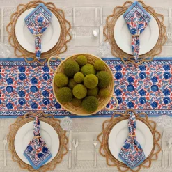 Round Bamboo Cane Placemats | Set of 4