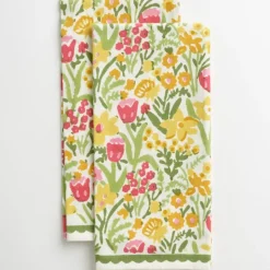 70s Flower Tea Towels