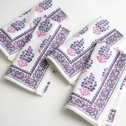 Sagar Blue & Magenta Napkin