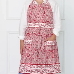 Tapestry Deep Red Apron