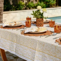 Tapestry Marigold Tablecloth