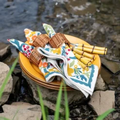 Teal Garden Napkin | Set of 4